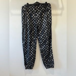 Stencil-effect Monogram Jogging Pants